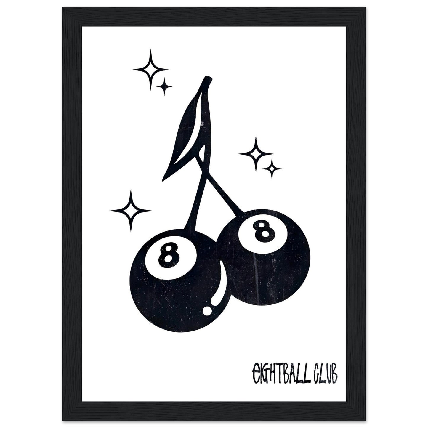 Cherry Eightball No2 Poster