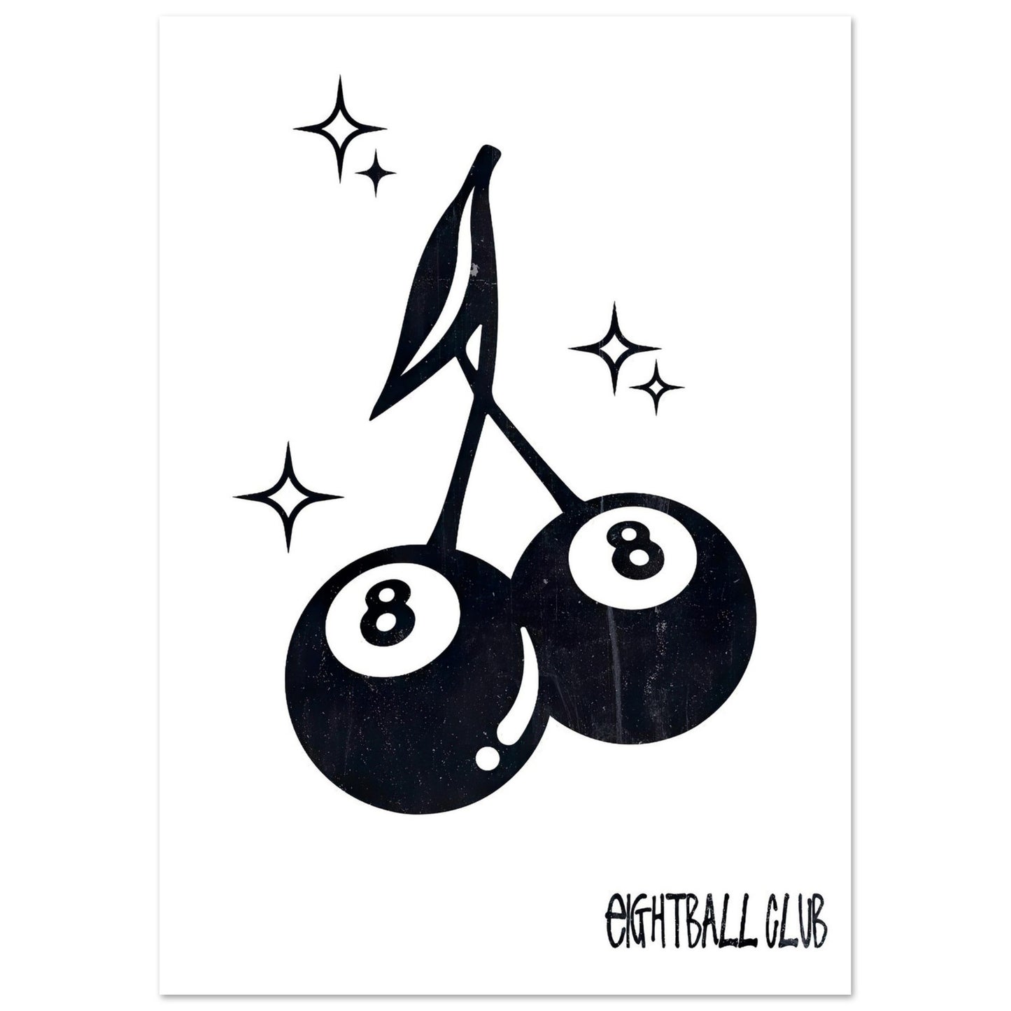 Cherry Eightball No2 Poster