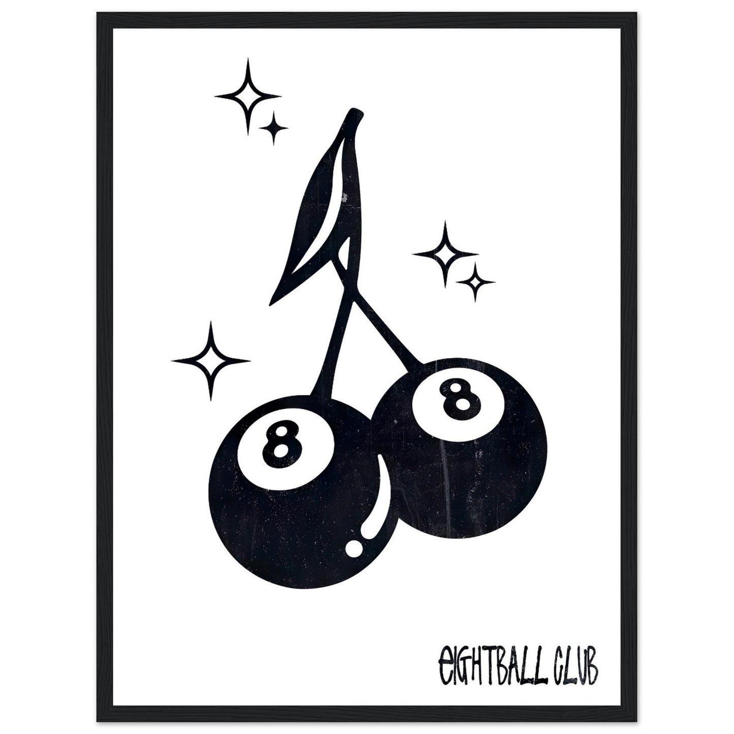 Cherry Eightball No2 Poster