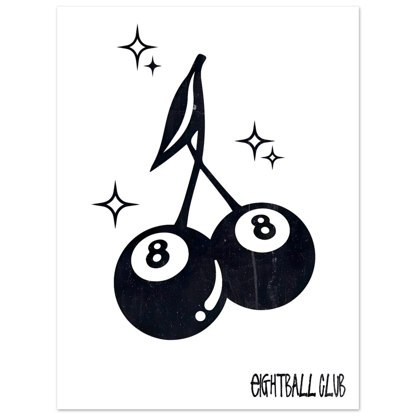 Cherry Eightball No2 Poster