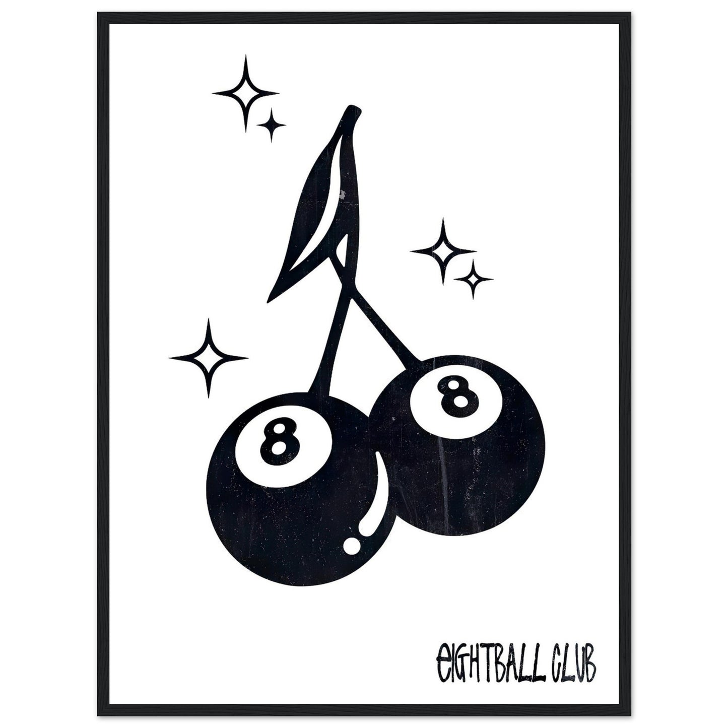 Cherry Eightball No2 Poster